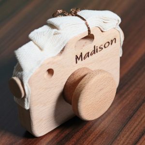 Wooden Toy Camera - Personalized - Handmade Montessori Toy