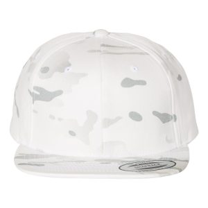 Yp Classics 6089M Unisex Flat Bill Snapback Cap - Multicam Alpine - One Size