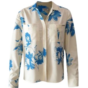 calvin klein POCKET BLOUSE LONG SLEEVE SHIRT