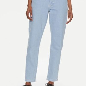 calvin klein jeans MID RISE SLIM ANKLE LIGHT BLUE