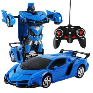 2-in-1 Remote Control Transforming Robot Car