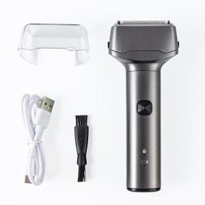 3 Blade Rechargeable Shaver for Men Waterproof Portable Beard Razor