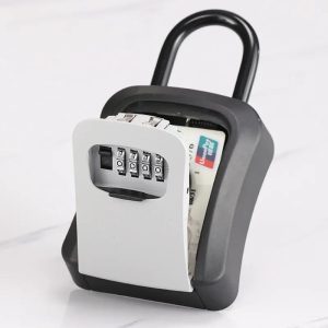 4 Digit Key Lock Box Waterproof Outdoor Key Storage