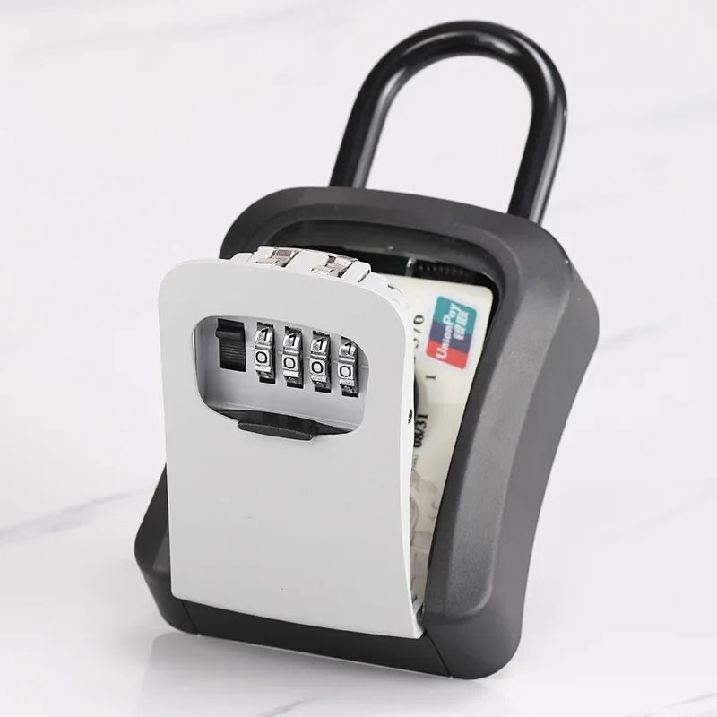 4 Digit Key Lock Box Waterproof Outdoor Key Storage