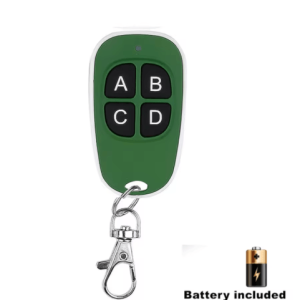 433MHz Copy Remote Control - 4-Key RF Garage & Gate Opener Duplicator