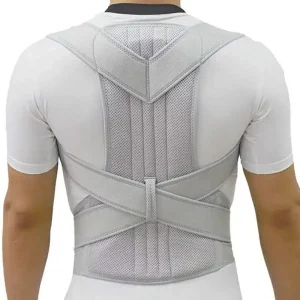 Adjustable Back Posture Corrector, Shoulder and Waist Support Straps, Breathable Brace for Better Alignment and Relief