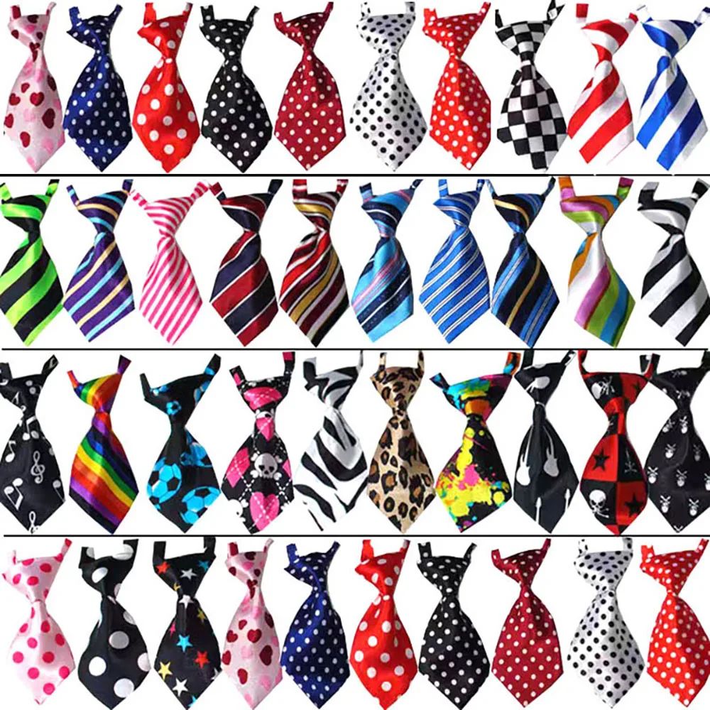 Adjustable Pet Bow Tie Set Mixed Colors