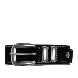 Belt Man Fabrizio Mancini Tom Camoscio Black