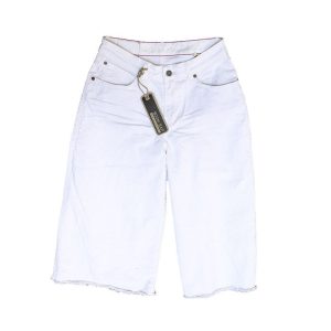 Boom Bap Woman Short Jeans "eve" White