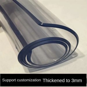 Clear PVC Table Protector - Waterproof Heat-Resistant Soft Glass Table Cover Pad