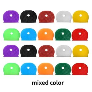 Color Key Sleeve Silicone Key Ring Identifier