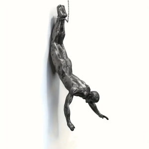 Creative Climbing Man Wall Sculpture Modern Art Decor