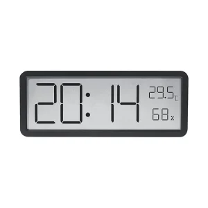 Digital Wall Clock, Electronic Clock, Time Temperature Humidity Display, Desktop Home Decor, Hanging Wall Decoration