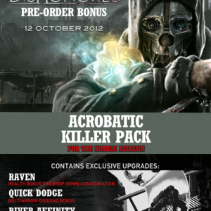 Dishonored: Acrobatic Killer Pack Steam Key
