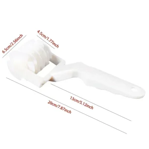 Dough Lattice Roller Cutter for Pizza, Pastry Cutter, Pie Craft Net Wheel Knife Reusable Baking Tools