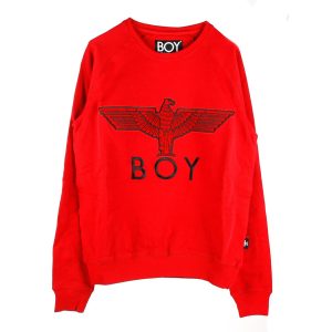 Eagle Applique Men's Crewneck Sweatshirt