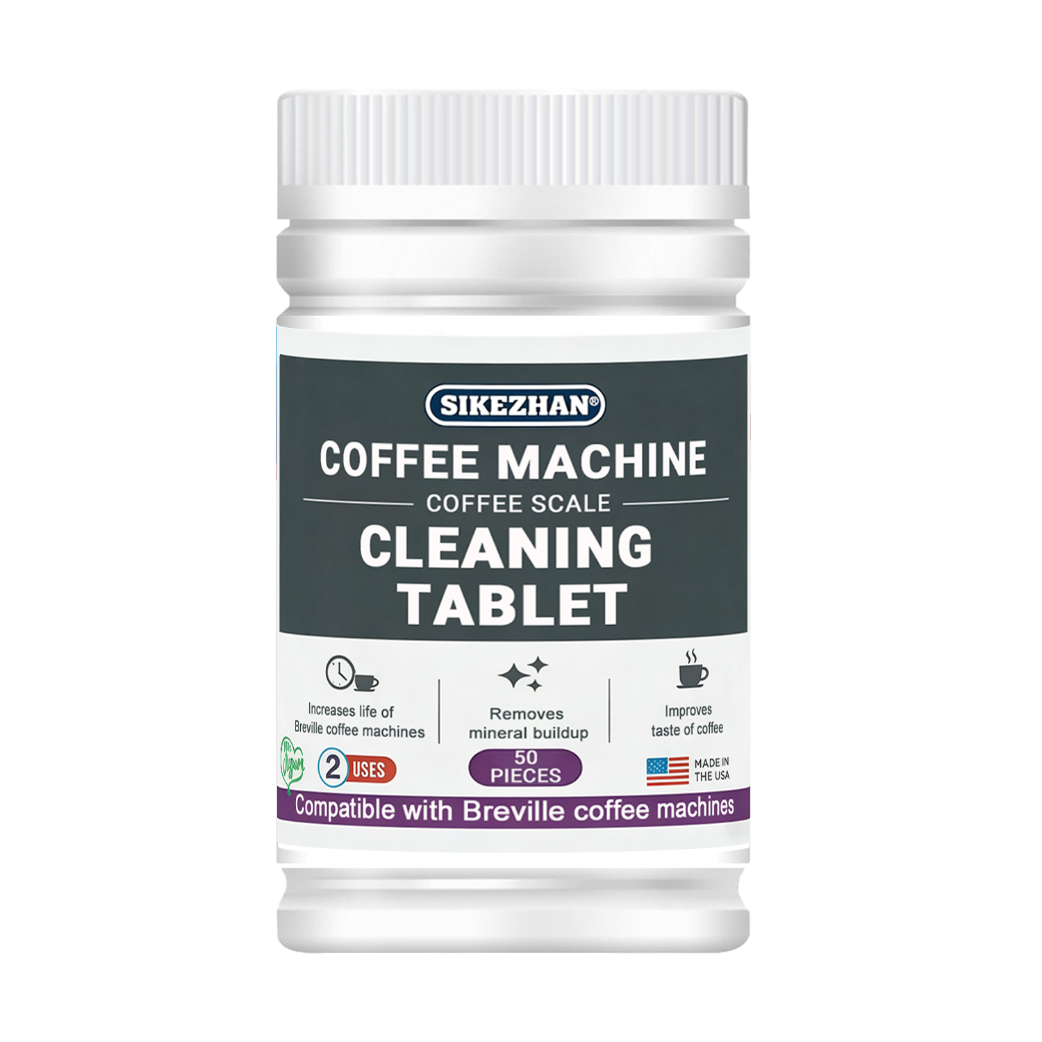 Espresso Machine Cleaning Tablets for Breville Pack Coffee Cleaner Tablets