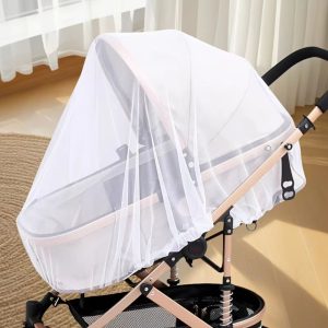 Full Coverage Stroller Mosquito Net With Dense Mesh Protection