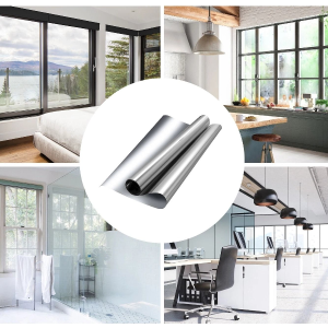 Heat Control Mirror Window Film, Privacy Tint UV Reflective Sun Protection