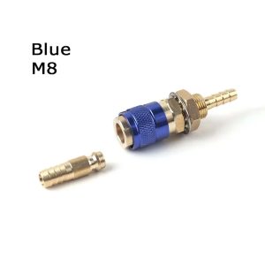 High-Flow Water-Cooled Welding Connector Kit M6/M8 Quick Plug Adapter