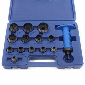 Hollow Punch Tool Set for Leather Gasket Rubber Hole Cutting