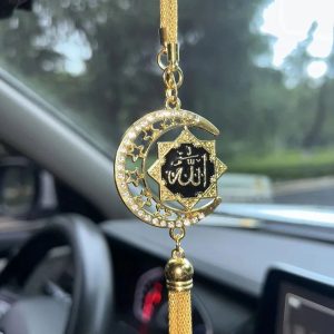 Islamic Car Hanging Ornament for Rear View Mirror Decor