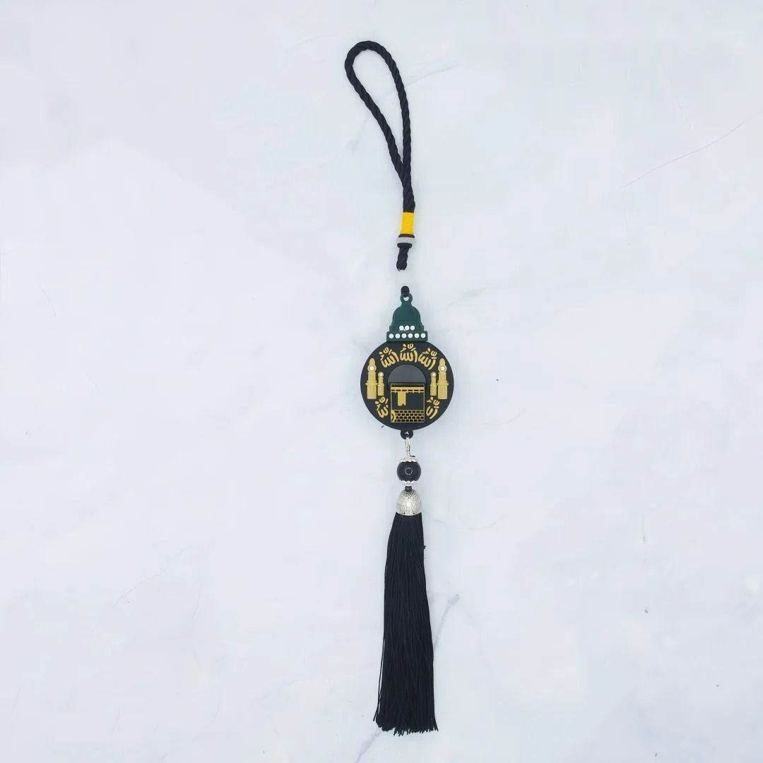Islamic Moon & Star Rearview Mirror Hanging Ornament