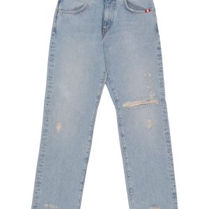 Jeans Man Real Worn Denim Denim