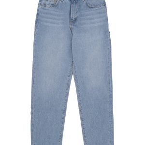 Jeans Man Skull Print Denim Blue