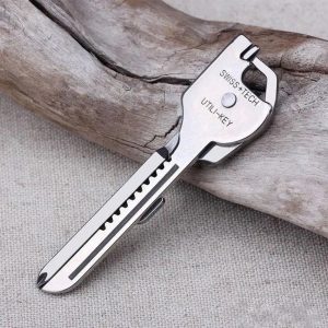 Key Shape Mini Multi Tool Pocket Utility Knife and Screwdriver
