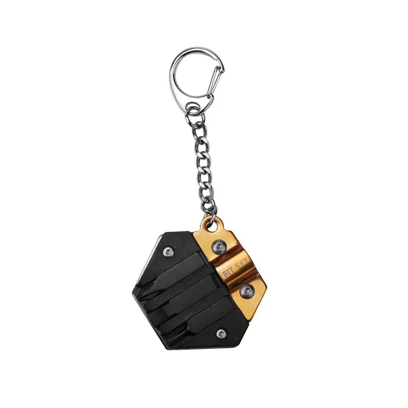 Keychain Multitool Folding Tool with Mini Screwdriver and Bottle Opener