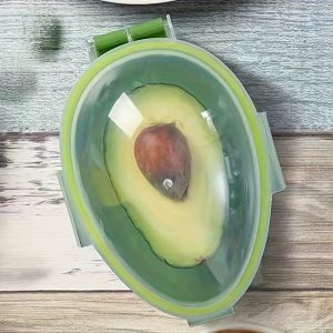 Kitchen Food Storage Box, Avocado Space Saving Container, Vegetable Organizer