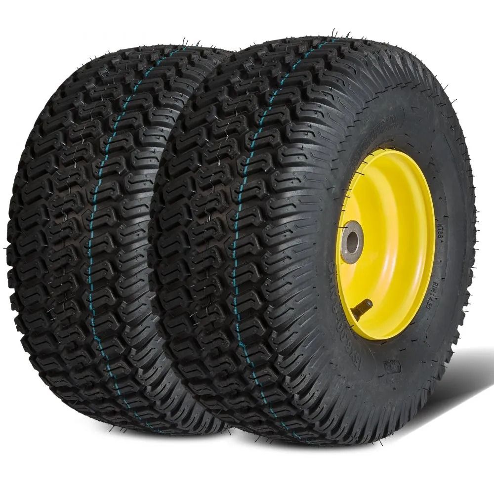 Lawn Mower Tire & Wheel Assembly with Adapter Kit