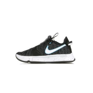 Low Men's Shoe Pg 4 Black/white/wolf Grey/blue Fury