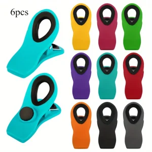 Magnetic Reusable Food Bag Clips Multifunctional Sealing Clips