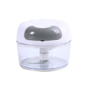 Manual Garlic Press & Mini Vegetable Chopper Multi-Function Food Cutter & Meat Grinder for Kitchen