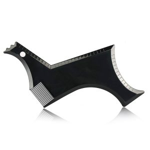 Mens Beard Shaping Tool & Styling Comb Precision Beard Ruler