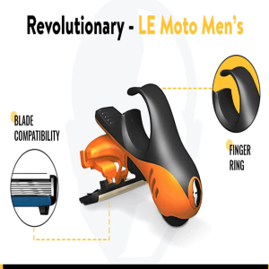 Mens Dual Suspension Head Shaving Razor for Smooth Skull Grooming