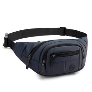 Mens Multi Pocket Chest Bag Crossbody Shoulder Waist Bag