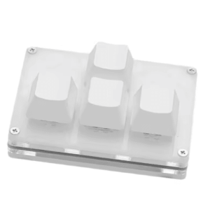 Mini 4-Key Mechanical Shortcut Keypad with Direction Arrow Keys