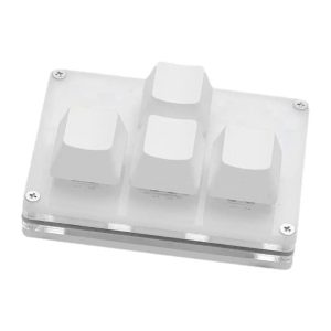 Mini 4-Key Programmable Arrow Keypad - USB Mechanical Shortcut Keyboard