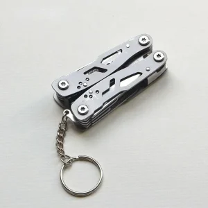 Mini Keychain Multitool Pliers Stainless Steel Camping Pocket Tool