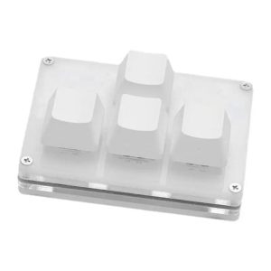 Mini Mechanical Keypad 4 Key Programmable USB Shortcut Macro Pad