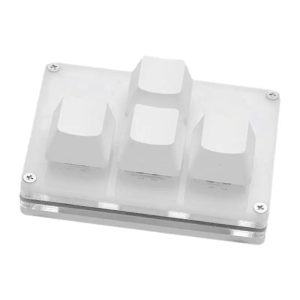 Mini Mechanical Macro Keyboard 4 Key Programmable Shortcut Keypad