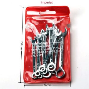 Mini Spanner Wrench Set with Key Ring