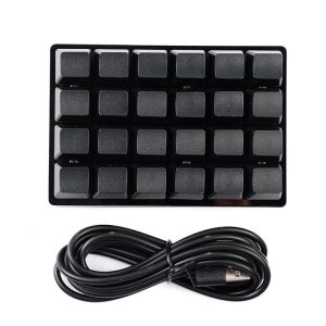 Mini USB Custom Mechanical Gaming Keyboard with Programmable Keys and Macro Function