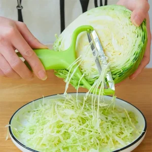 Multi Use Cabbage Slicer and Vegetable Peeler for Fast Salad Prep
