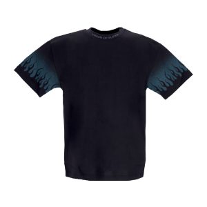 Negative Flames Tee Men's T-Shirt Black/balsam Green