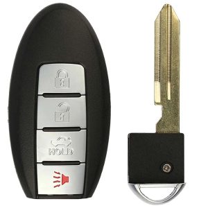 Nissan Altima Maxima 4 Button Smart Key Fob Shell Replacement Case