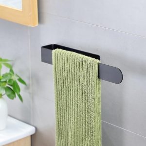 Non-punched Towel Rack, Self-adhesive Bathroom Organizer, Kitchen Hand Towel Rack